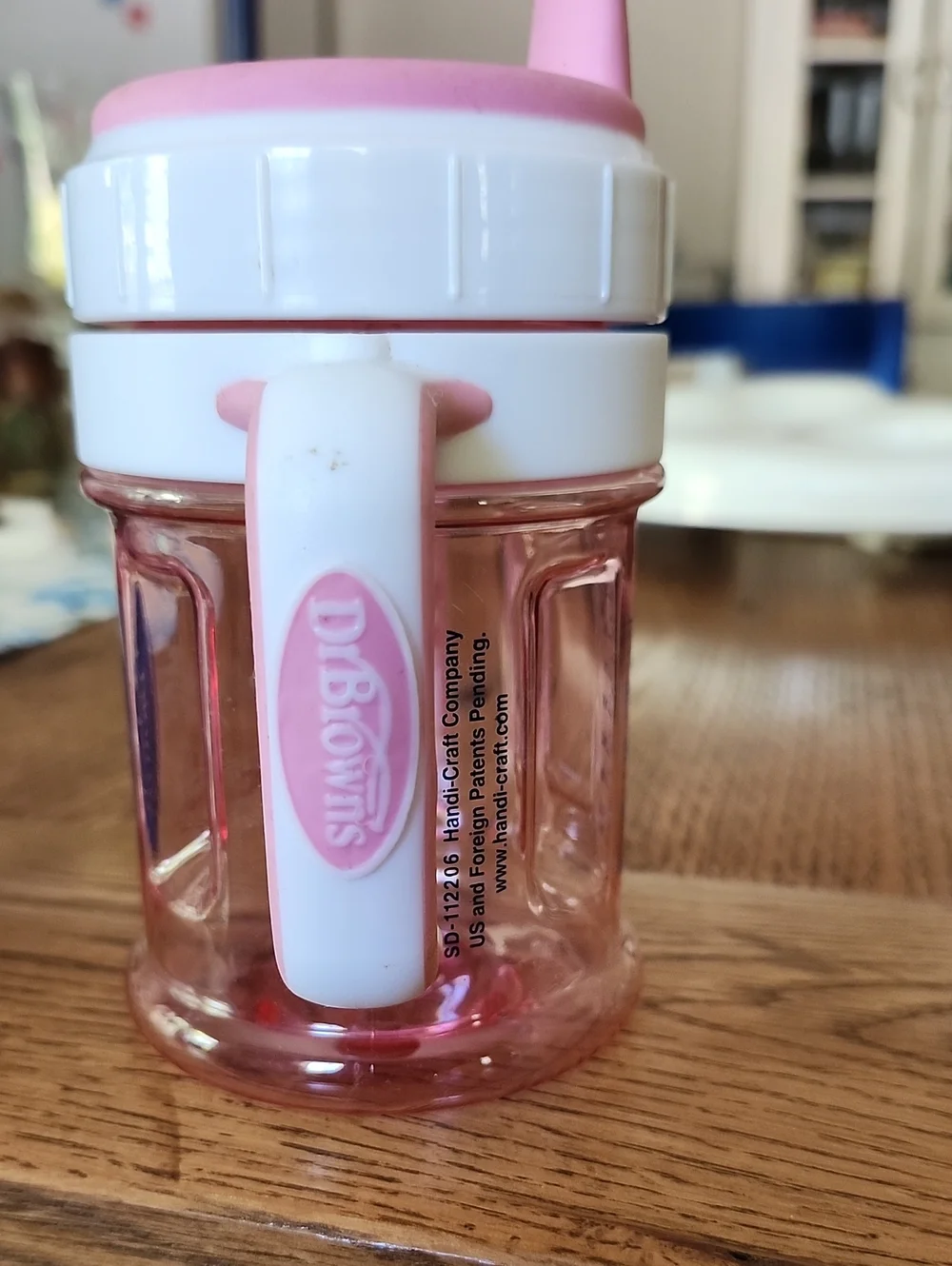 Dr. Brown Baby Sipper Cup with Dual Handles - Pink